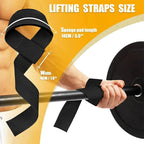 Weightlifting Wrist Straps Adjustable Non-Slip Gym Fitness Wrist Support Sports Grip Band