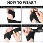 Weightlifting Wrist Straps Adjustable Non-Slip Gym Fitness Wrist Support Sports Grip Band