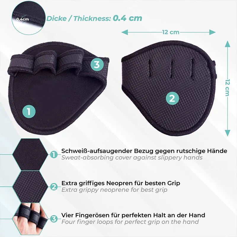 Sports Gloves Lifting Weights Mittens for Gym Training Weights Fitness Gloves Men'S Bodybuilding Gloves JZST01